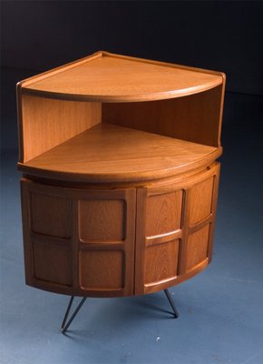Vintage corner drinks sale cabinet