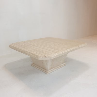 Italian Travertine Bar Table, 1980s for sale at Pamono