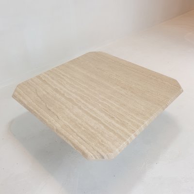 Italian Travertine Bar Table, 1980s for sale at Pamono