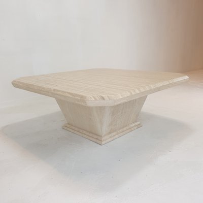 Italian Travertine Bar Table, 1980s for sale at Pamono
