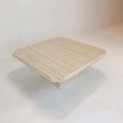 Italian Travertine Bar Table, 1980s for sale at Pamono