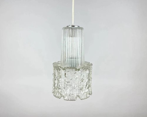 Art Deco Clear Glass Chandelier For, How To Frost A Clear Glass Lamp Shade