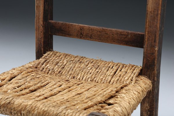 Rustic rattan deals chair