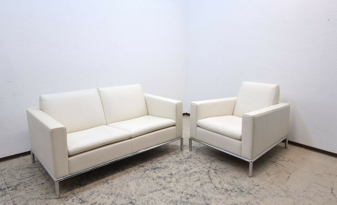Ds 4 Leather Sofa And Armchair From De, Grey Leather Sofa And 2 Chairs Together