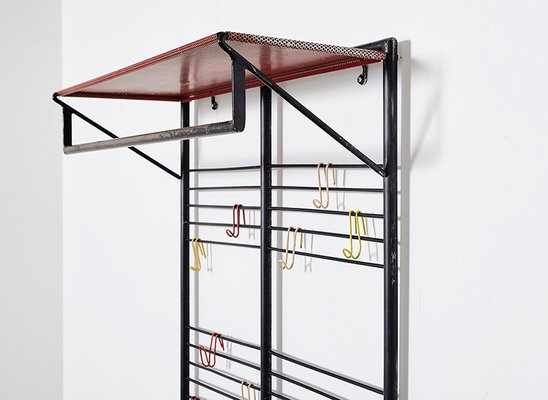 Minimalist Coat Rack with Umbrella Stand by Coen De Vries for Devo 1950s Set of 2 for sale at Pamono