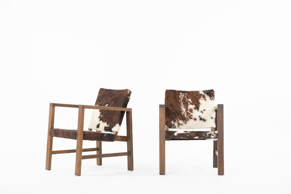 Cowhide 2024 sling chair