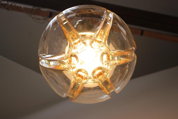 Mid-Century Murano Glass Pendant from Mazzega, Italy, 1970s for