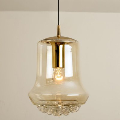 Vintage Pendant Light in Smoked Brown 