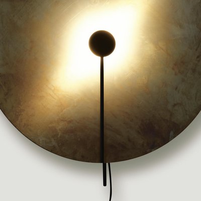 Extra große Sol Wandlampe aus Messing von Sami Kallio für Konsthantverk bei  Pamono kaufen