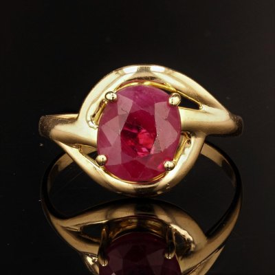 Bague Moderne en Or Jaune 18 Carats en vente sur Pamono