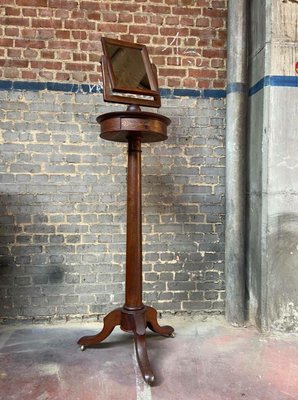Antique Barber Mirror Stand