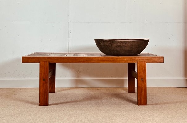 Danish Tiled Coffee Table by Oxart for Trioh for sale at Pamono