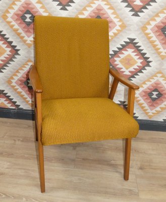 الطلب حصاة الترانزستور  Lounge Chair in Mustard Yellow, 1960s for sale at Pamono