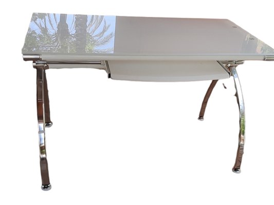 Glass desk cheap legs