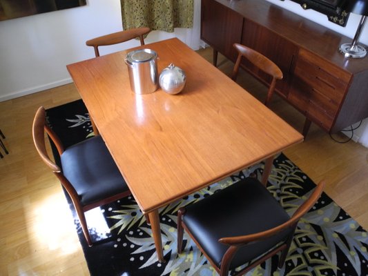 Danish Extendable Dining Table In Teak For At Pamono Danish Extendable Dining Table In Teak, Farmhouse Extendable Dining Table And Chairs Taiwan