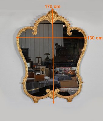 Miroir psyché doré arche 170 cm