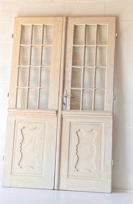 Antique Doors in Pine, Set of 2 for sale at Pamono