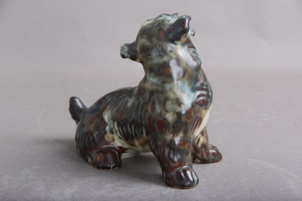 Figurine Royal Copenhagen – Chien Cairn Terrier En Porcelaine, Modèle Pia Langelund