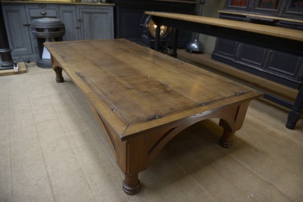 cement The alps Forgiving Large Coffee Table in Solid Oak, 1900 for sale at Pamono