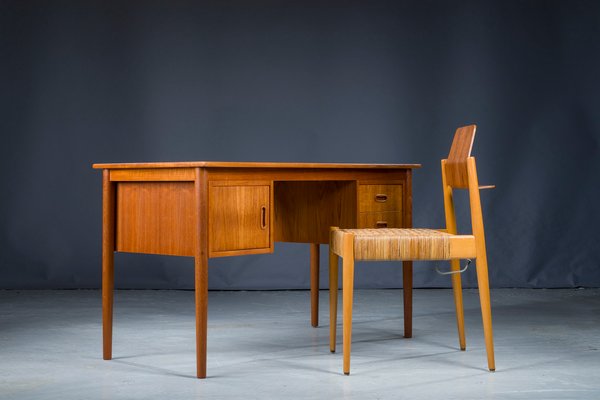 Small cheap teak desk