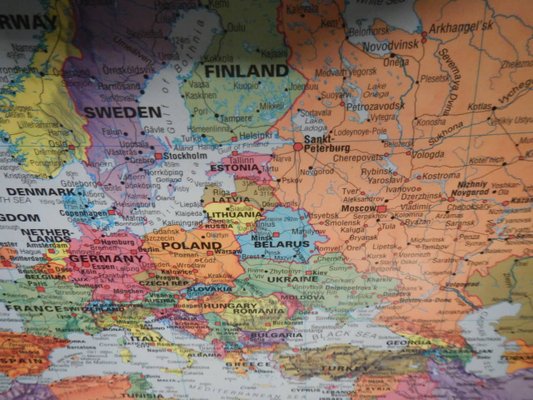 Mappa Del Mondo In Carta Laminata In Vendita Su