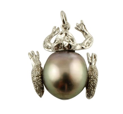 14k White Gold Pendant for sale at Pamono