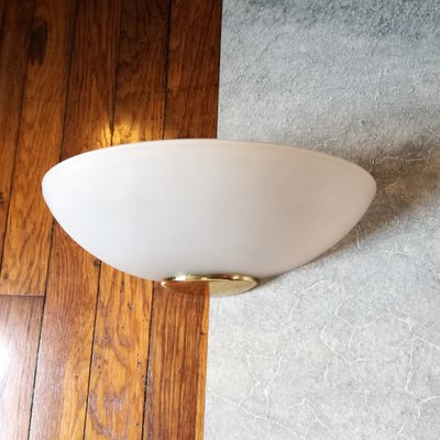 Half Moon Wall Lamp In Opaline Glass From Sce For At Pamono Half Moon Wall Lamp In Opaline Glass, Half Moon Wall Lamp Shades