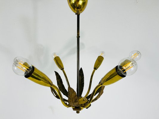 Eight-Arm Chrome & Glass Sputnik Chandelier Attributed to Richard Essig Eight-Arm Chrome & Glass Sputnik Chandelier Attributed to Richard Essig