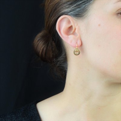 KnSam Orecchini in oro rosa 18 carati 750, orecchini da | FindTheDeal