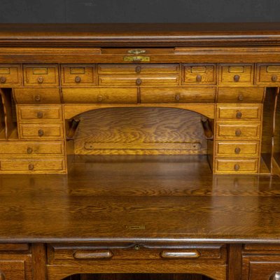 Antique oak roll top desk outlet