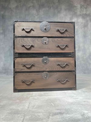 Japanese Isho Dansu With Secret Drawer - Taisho Period Japanese Isho Dansu With Secret Drawer - Taisho Period