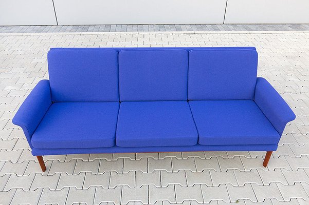 Danish Modern Teak Model Jupiter Sofa by Finn Juhl for France