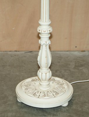 White shabby chic floor lamp 2025