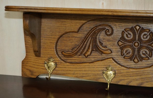Antique wall coat hanger discount