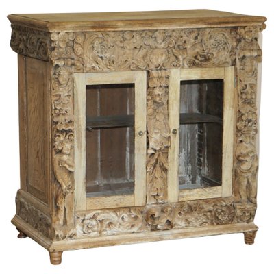 Hand carved sideboard discount