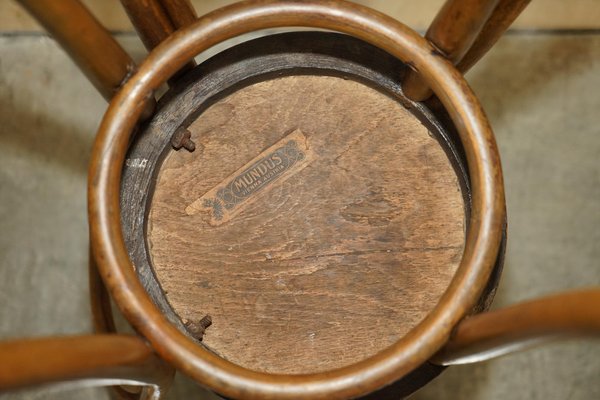 Austrian Bentwood High Back Kitchen Chairs from Thonet, 1920s, Set