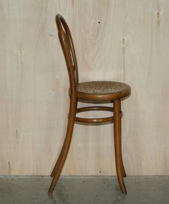 Austrian Bentwood High Back Kitchen Chairs from Thonet, 1920s, Set
