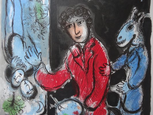 Marc Chagall, La Ruche and Montparnasse, 1978, Lithographic Poster