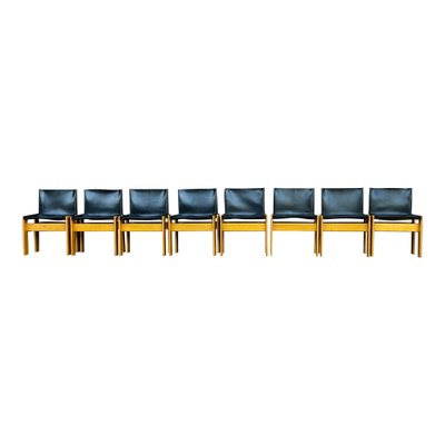 Monk Chairs by Afra & Tobia Scarpa for Molteni, 1973, Set of Monk Chairs by Afra & Tobia Scarpa for Molteni, 1973, Set of