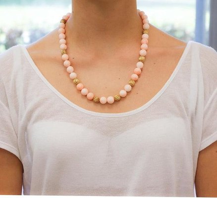 18 Karat Yellow Gold Necklace for sale 