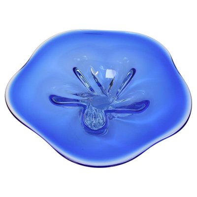 Czech Art Glass Bowl by Josef Hospodka for Chribska Glassworks