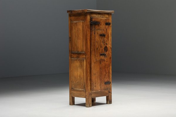 French Artisan Solid Wood Cabinet 1900s for sale at Pamono