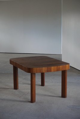 Art Deco Rectangular Dining Table with Hidden Butterfly Leaves 1930s