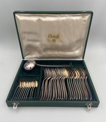 Service à Découper Christofle Vendôme – Argent Plaqué – En Coffret – Occasion