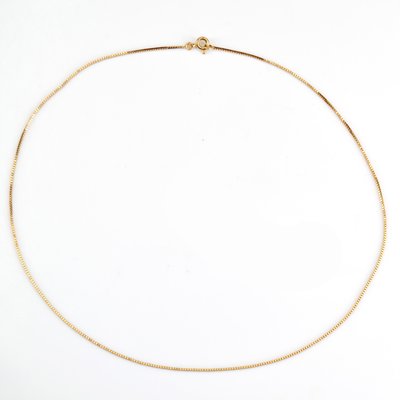 French Modern 18 Karat Yellow Gold Thin 