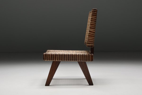 Armless Easy Chair by Pierre Jeanneret, Chandigarh, 1955 for sale