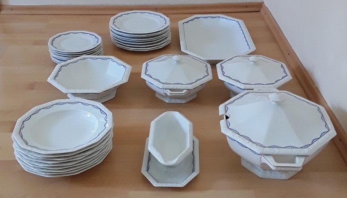 Antique Porcelain Maria Series Dining Service for 9 People from Rosenthal, 1929, Set of 33