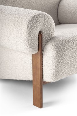 21st Century Paloma Armchair in Boucle Wood for sale at Pamono