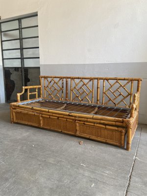 Mid Century Modern Italian Bamboo Sofa by Vivai Del Sud for sale at Pamono