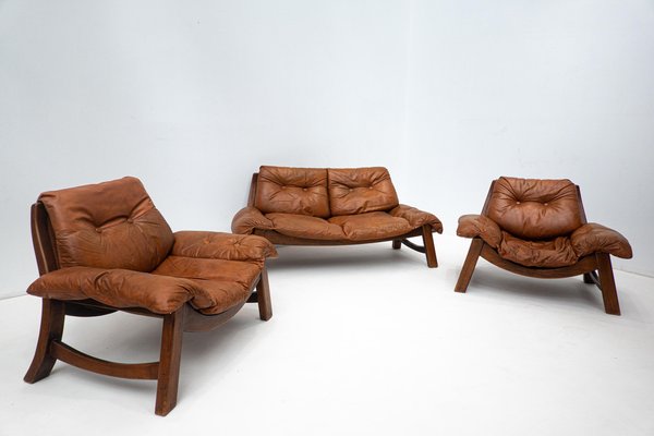 Mid century outlet cognac chair